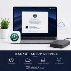 Backup Setup (Time Machine & iCloud) Service