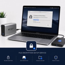 File encryption setup Service
