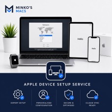 Apple Device Setup Service | Mac, MacBook, iPhone & iPad | Minkos Macs