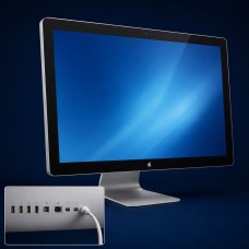 Apple Thunderbolt Display Monitor 27-Inch  (MC914ZM/B) 2560 x 1440 LED Monitor Grey A1407