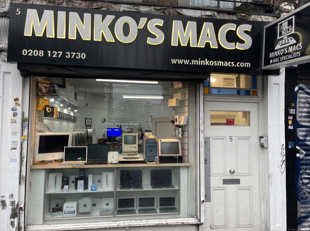 Minko's Macs Camden storefront