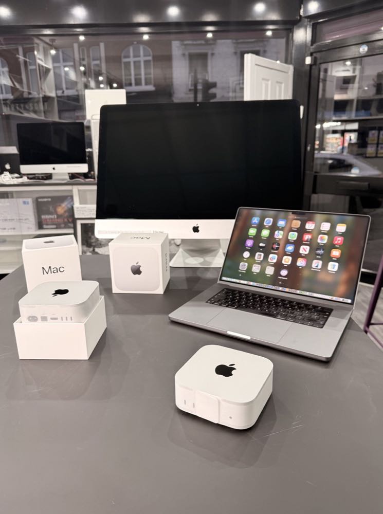 Minko's Macs Lewisham shop interior and products