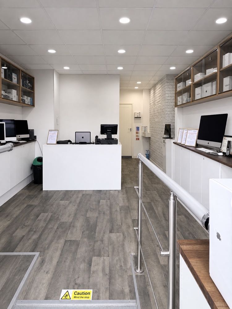Minko's Macs Wimbledon shop interior and products