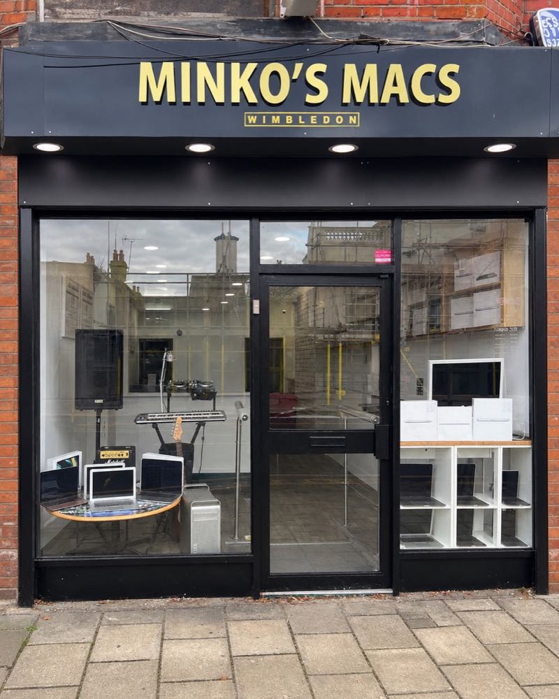 Minko's Macs Wimbledon storefront